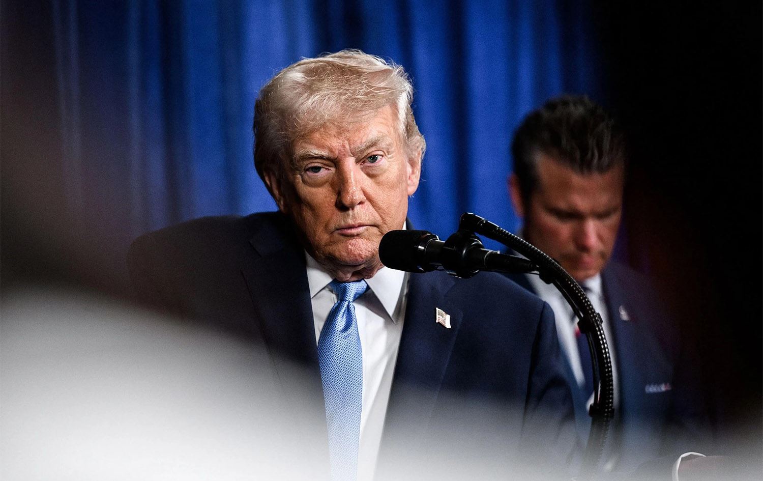 دۆناڵد ترەمپ، سەرۆکی ئەمریکا. 