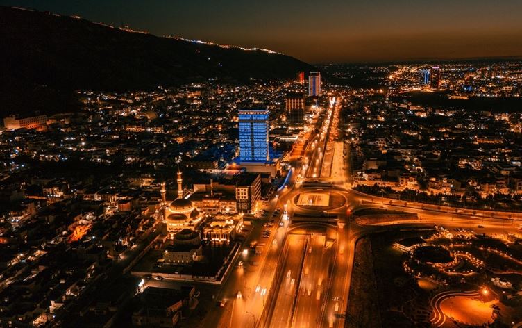 أربيل ليلاً \ تصوير بلند طار - رووداو