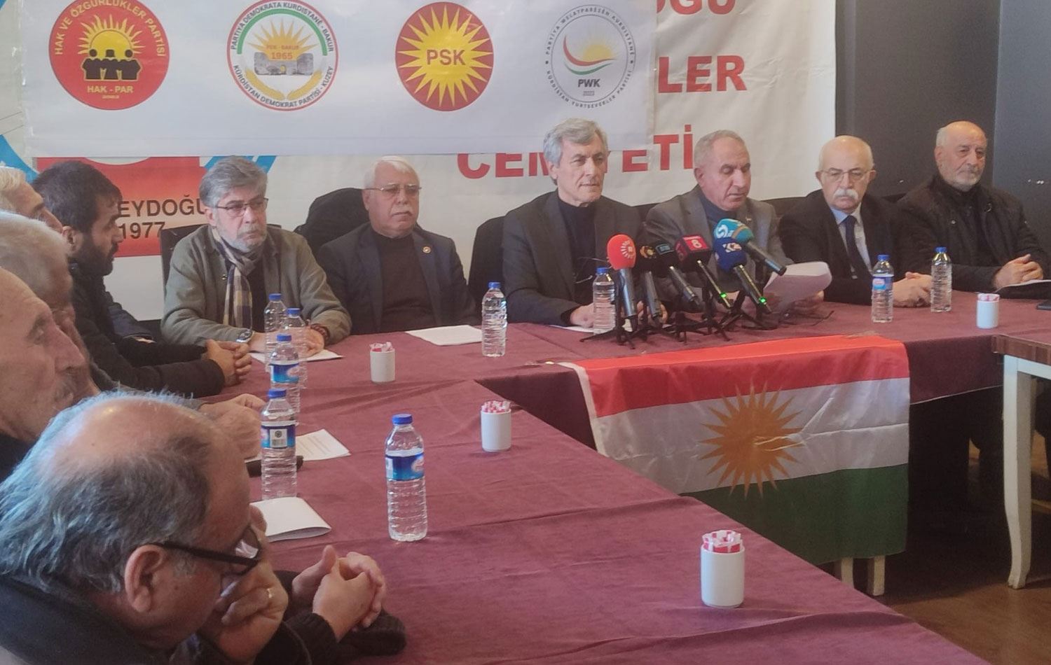HAK-PAR, PDK-BAKUR, PSK ve PWK ortak açıklama yaptı.