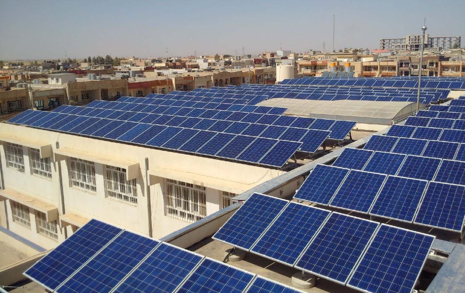 بەرهەمهێنانی کارەبا لە وزەی خۆر