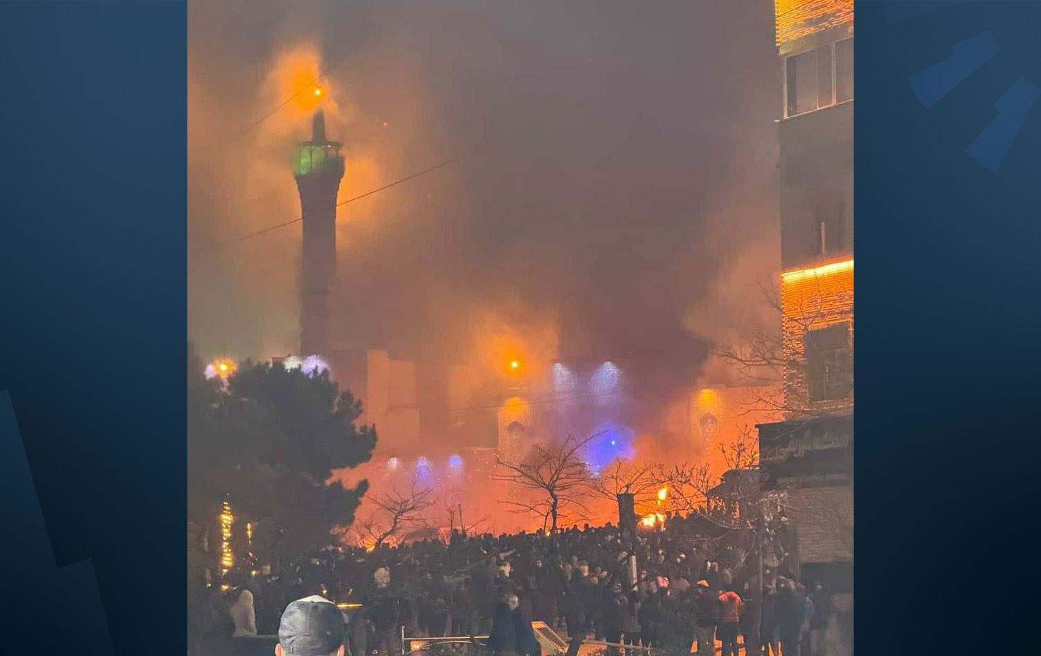 دیمەنێکی خۆپێشاندان لە تاران