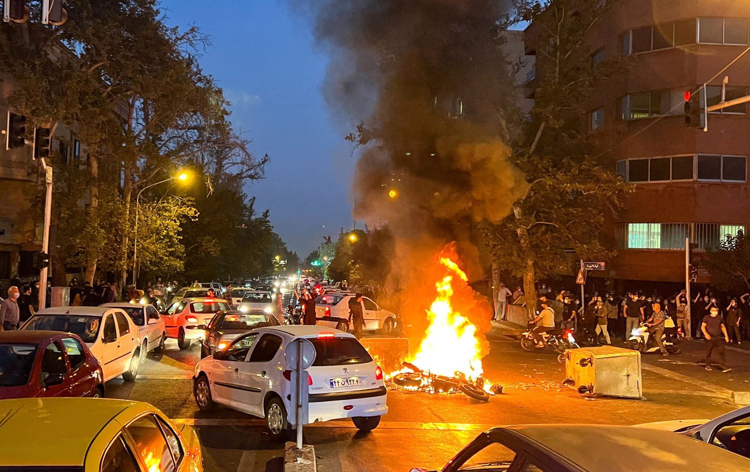 احتجاجات في ايران