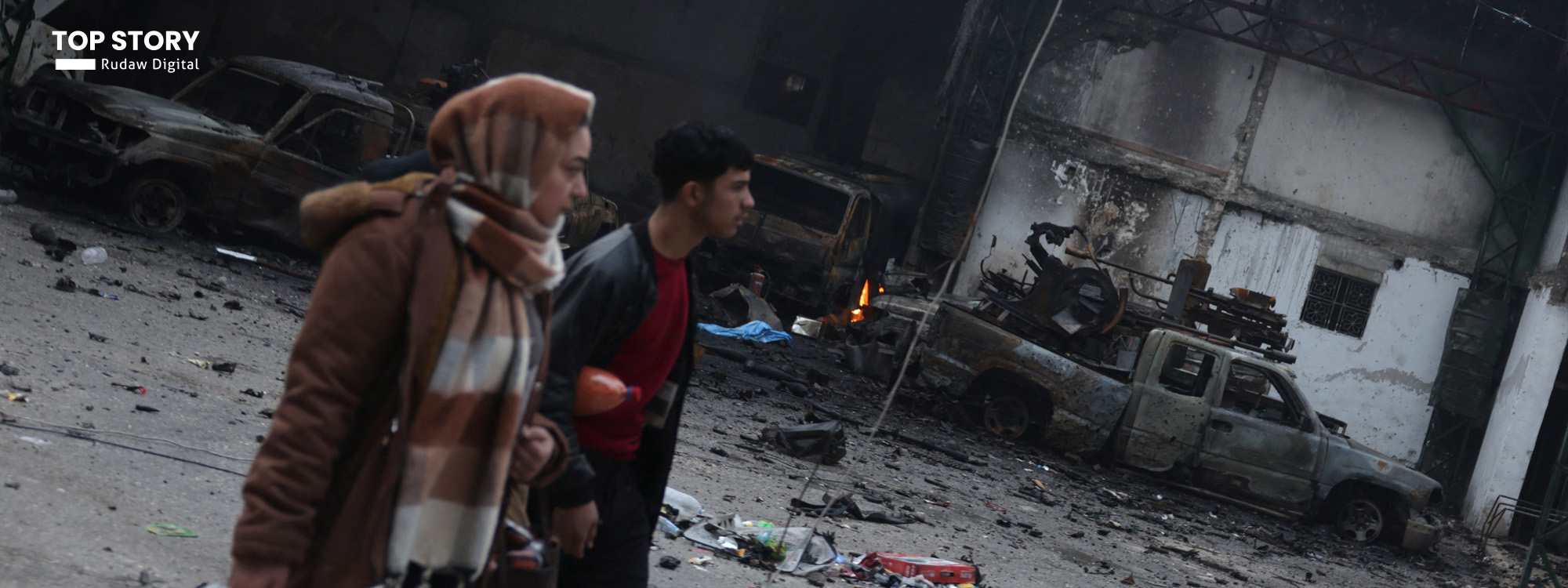 کوردانی حەلەب دەگەڕێنەوە ماڵە وێرانبووەکانیان؛ "4 رۆژە کچەکەم خواردنی دەستنەکەوتووە"