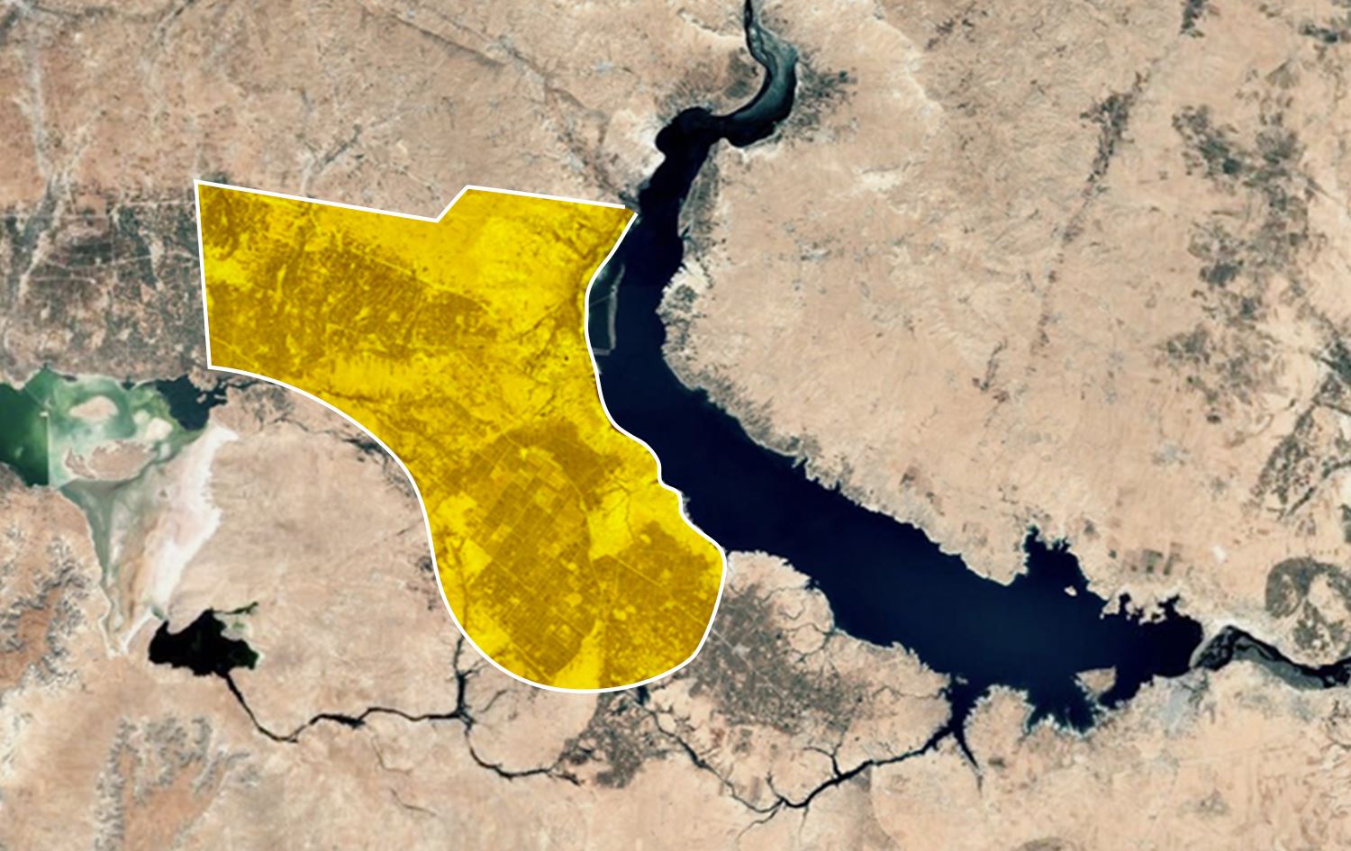 المنطقة المحددة غربي الفرات 