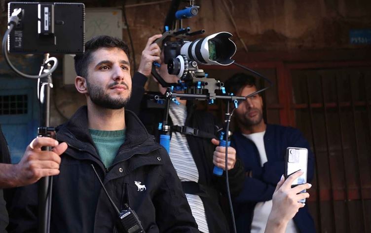 صورة من كواليس تصوير الفيلم 