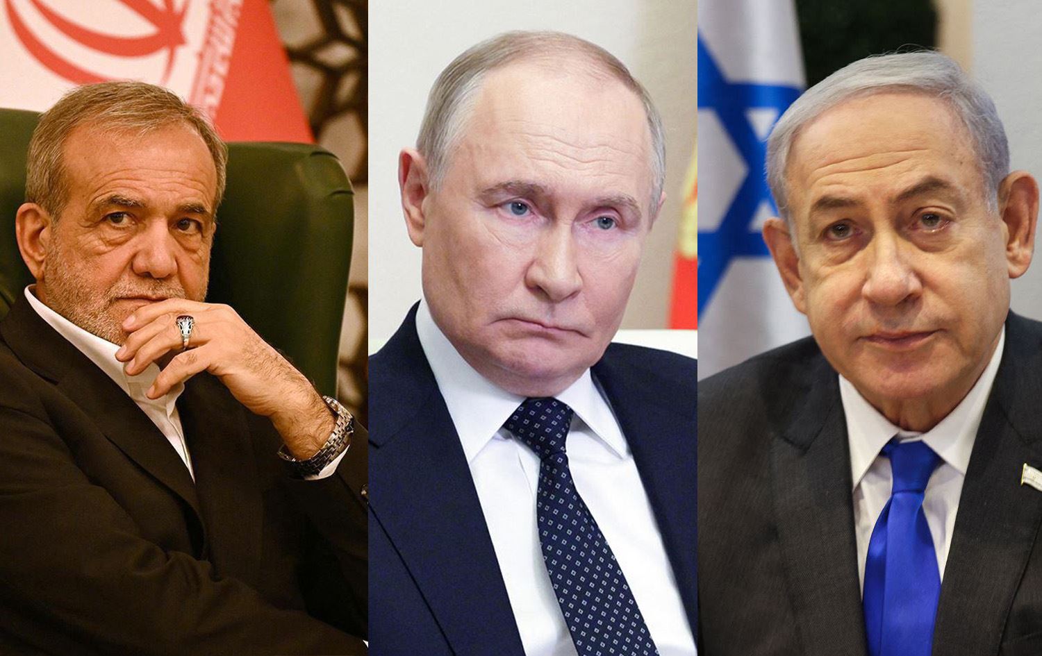 نتنياهو وبوتين وبزشكيان