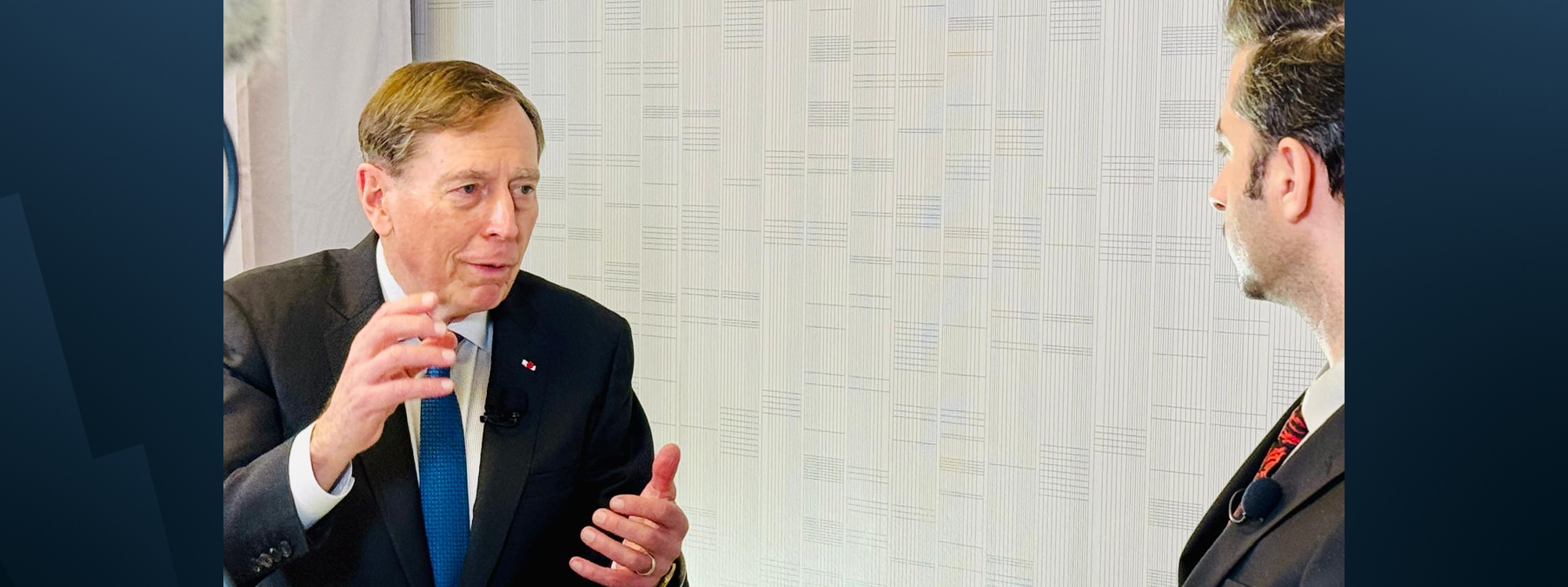 Retired US General and former CIA Director David Petraeus, in an interview with Rudaw in Washington, DC, on January 17, 2025. Photo: Rudaw