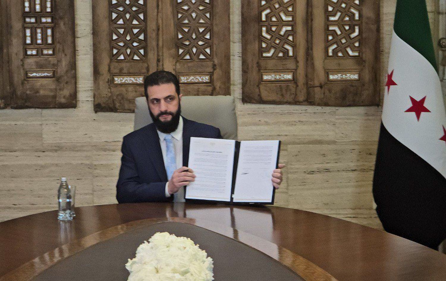 ئەحمەد شەرع، سەرۆکی حکومەتی کاتیی سووریا.