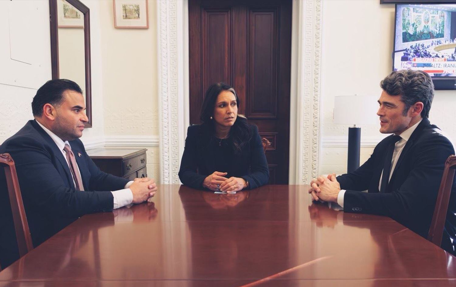 اجتماع سافايا مع مديرة الاستخبارات الوطنية مدير المركز الوطني لمكافحة الإرهاب الأميركي