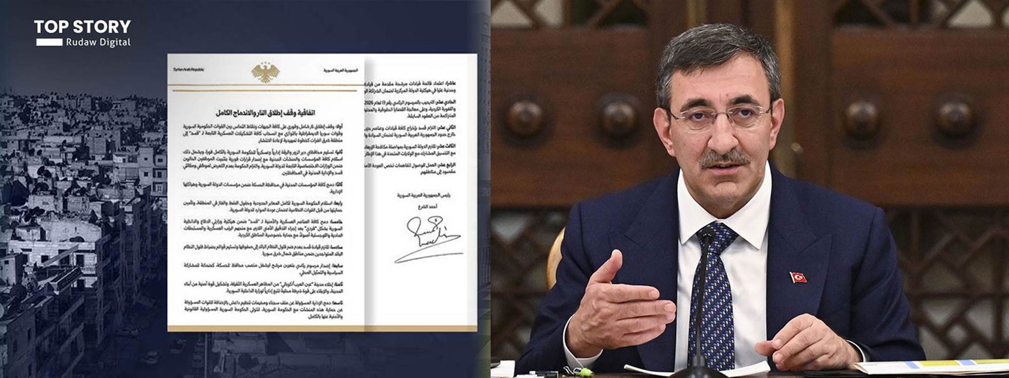 Cevdet Yilmaz: Em dê pêvajoya peymana HSD û Şamê ji nêzîk ve bişopînin