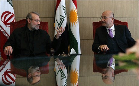 عەلی لاریجانی داوای كردبوو بەرهەم ساڵح بچێتە پێشوازی