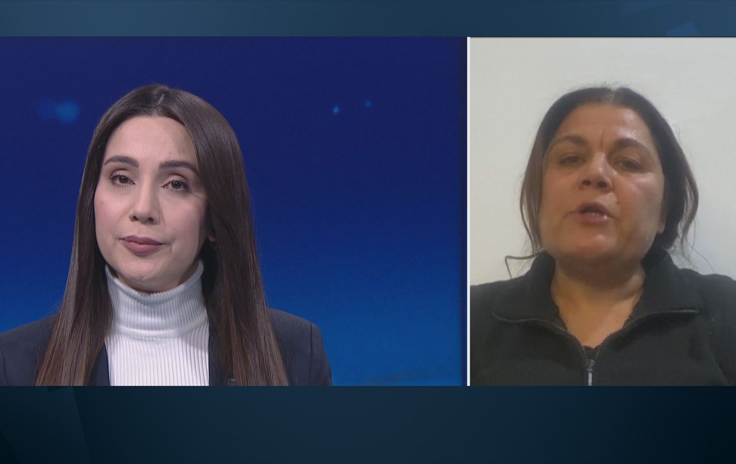 عضو هيئة الرئاسة المشتركة لحزب الاتحاد الديمقراطي فوزة يوسف ونالين حسن