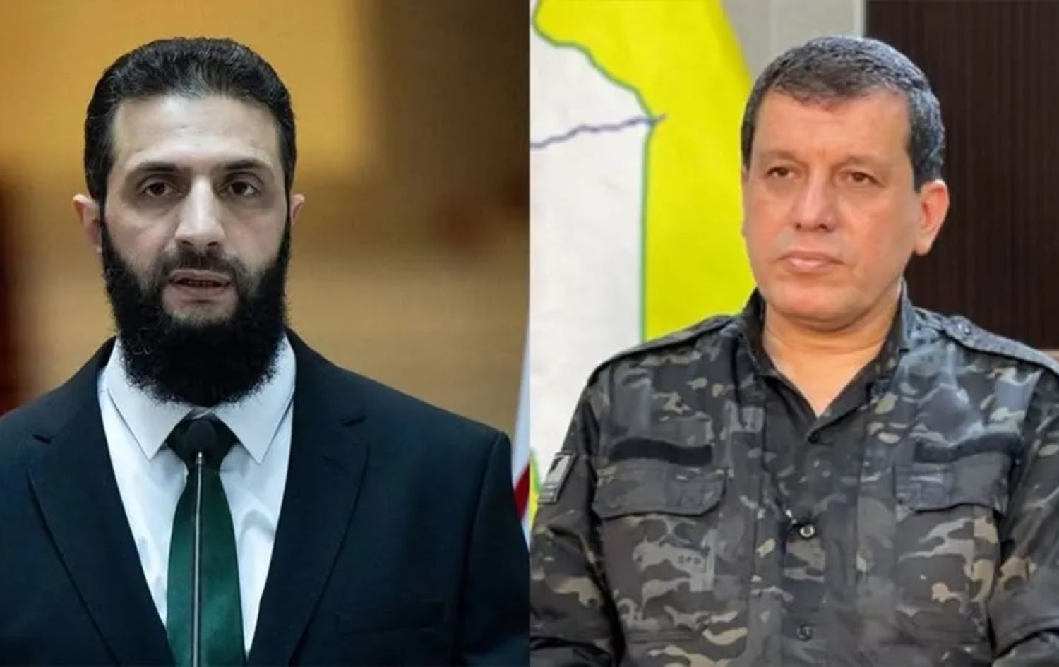 أحمد الشرع ومظلوم عبدي