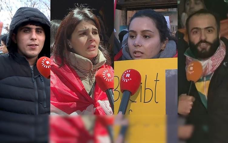 Kurdên ku daketina qadan / Wêne: Rûdaw