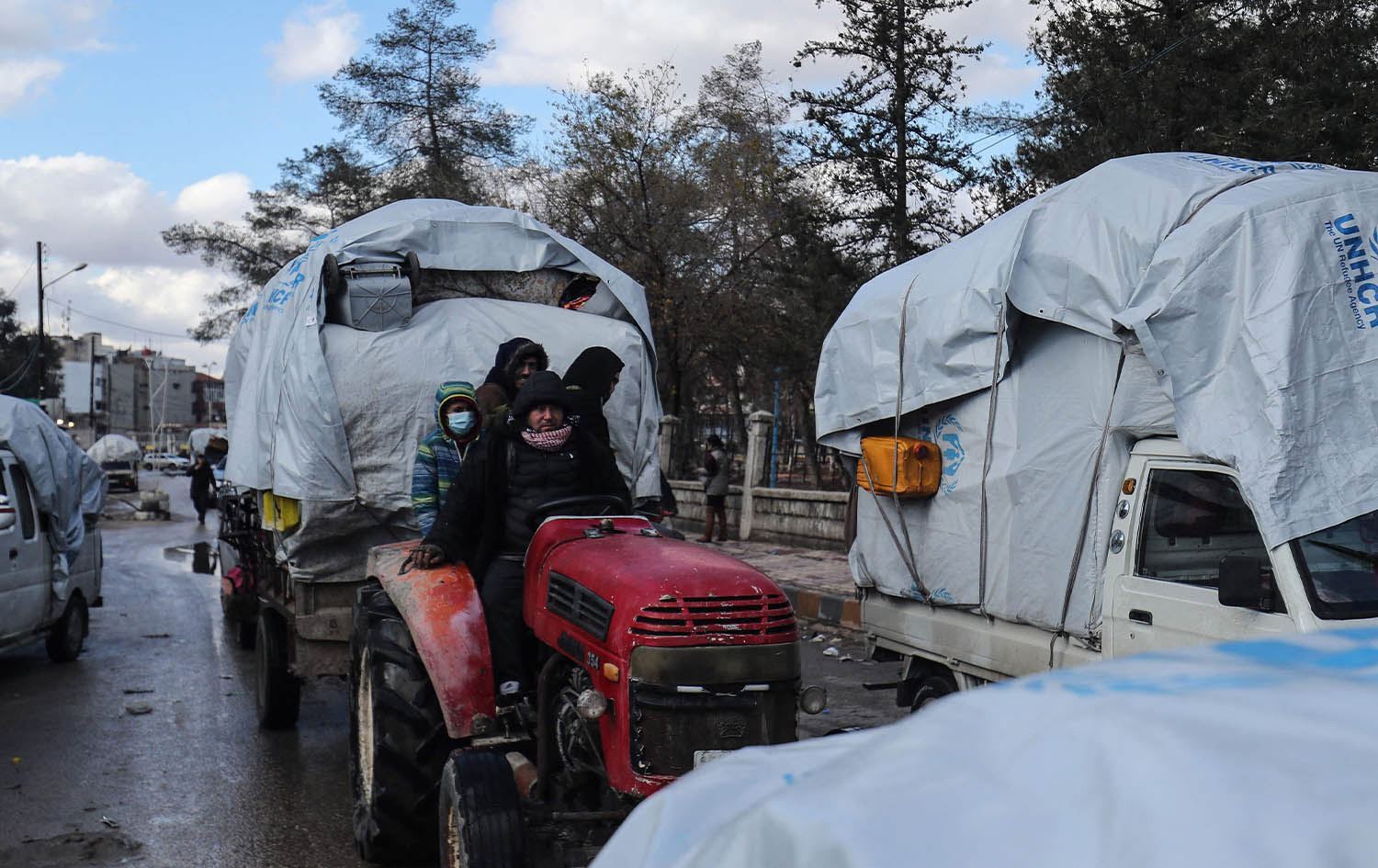 نازحون من روجافا - AFP