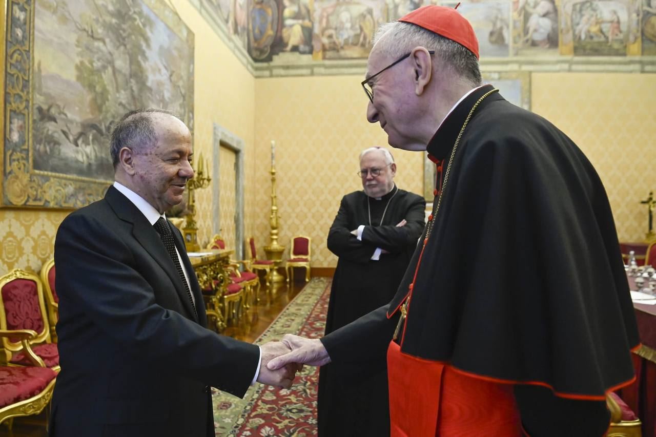 الرئيس بارزاني يلتقي رئيس وزراء الفاتيكان