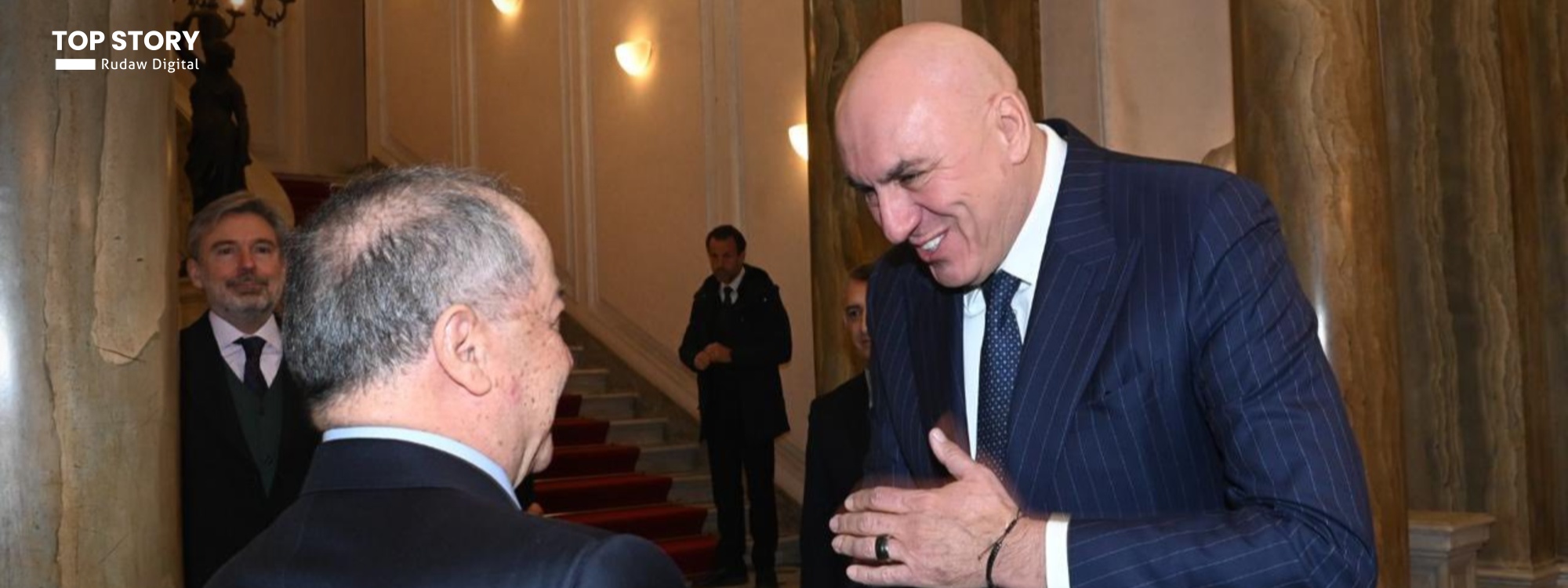 وەزیری بەرگریی ئیتاڵیا بۆ سەرۆک بارزانی: ئیتاڵیا بە دۆستی نزیکی کورد دەمێنێتەوە