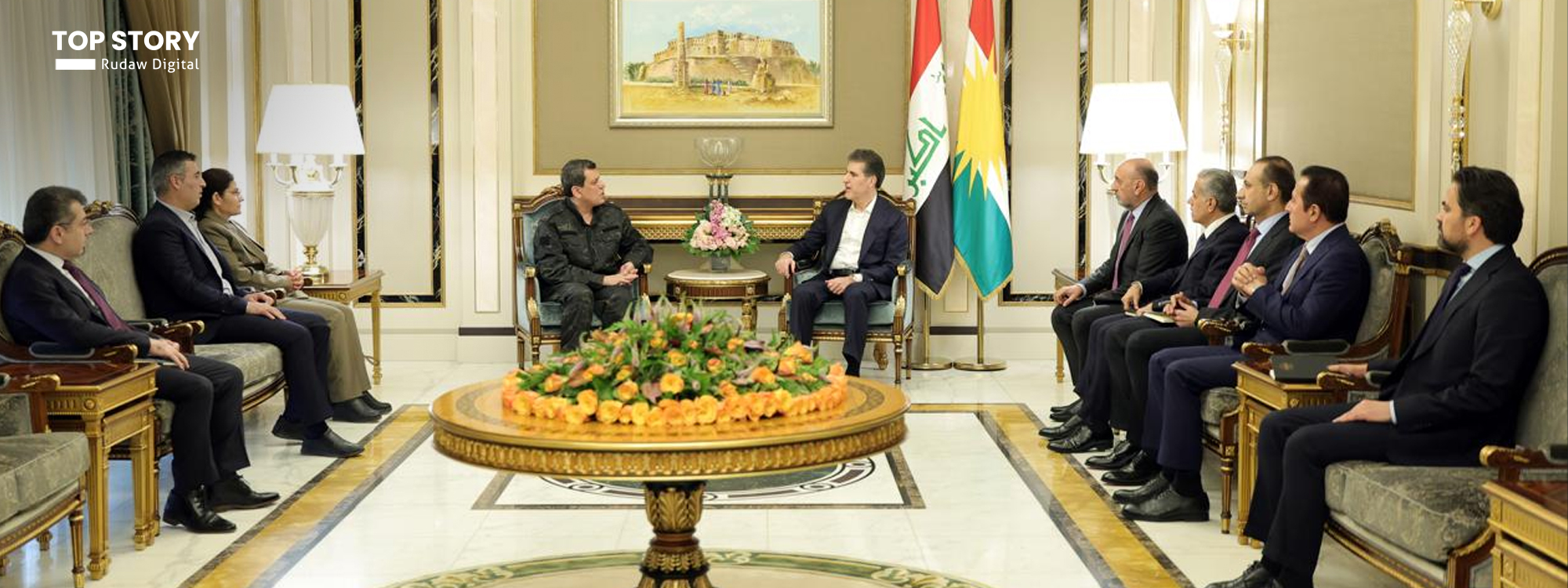 نێچیرڤان بارزانی و مەزڵووم عەبدی لە هەولێر کۆدەبنەوە