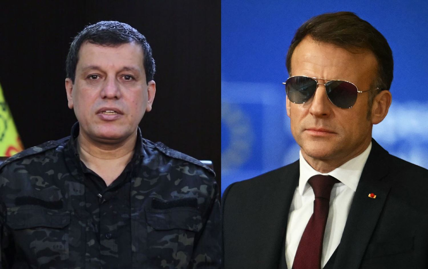 ئیمانوێل ماکرۆن و مەزڵووم عەبدی بە تەلەفۆن قسەیان کرد