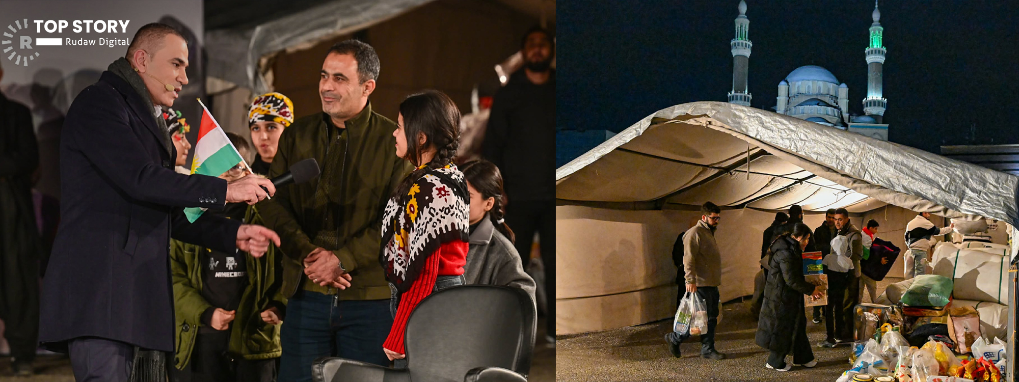 رۆژی یەکەمی کەمپەینی رەنجی رووداو بۆ رۆژئاڤا؛ دەرمان، خۆراک و پێداویستی کۆکرایەوە