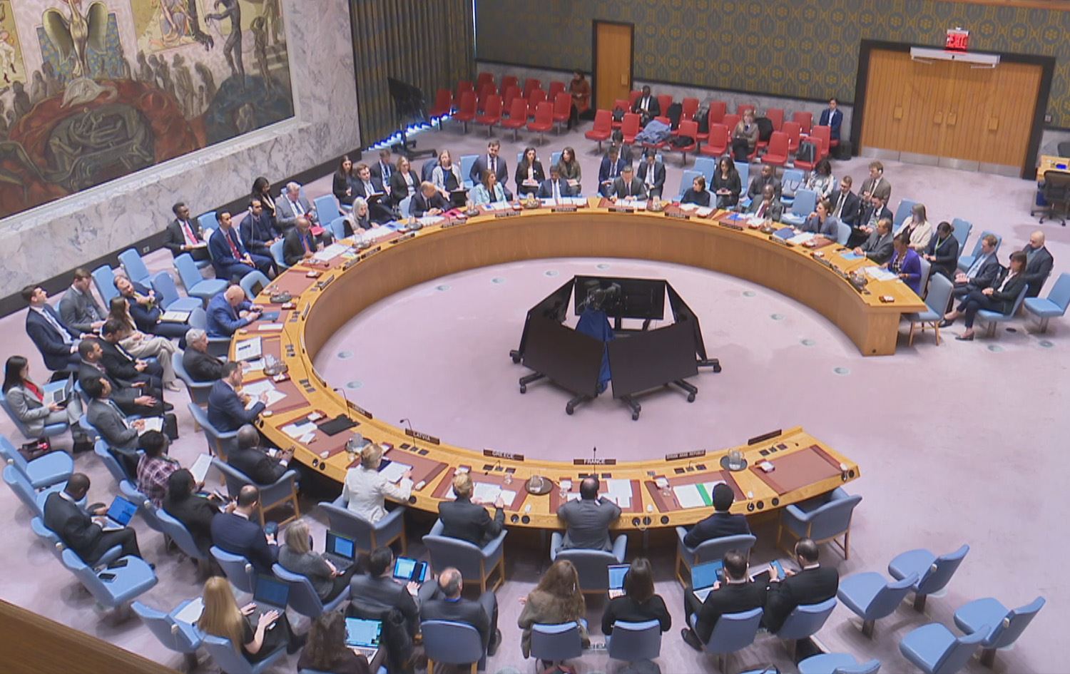 جلسة مجلس الأمن الدولي