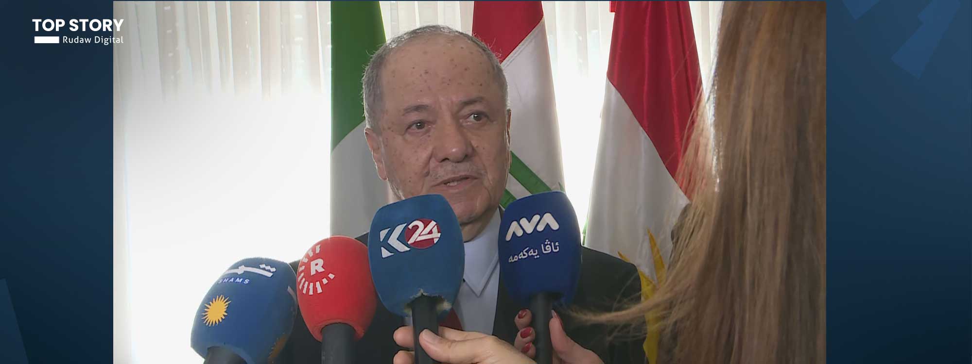 سەرۆک بارزانی: کۆبانێ شارێکی کوردییە و نابێت دەستی لێبدرێت