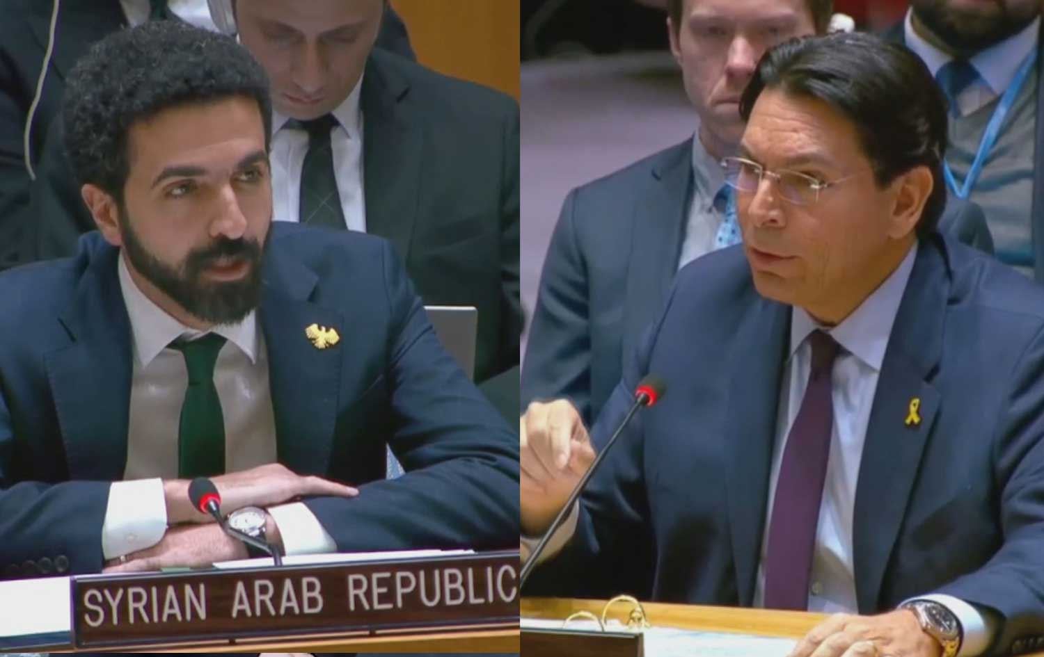 باڵیۆزی ئیسرائیل و سووریا لە نەتەوە یەکگرتووەکان