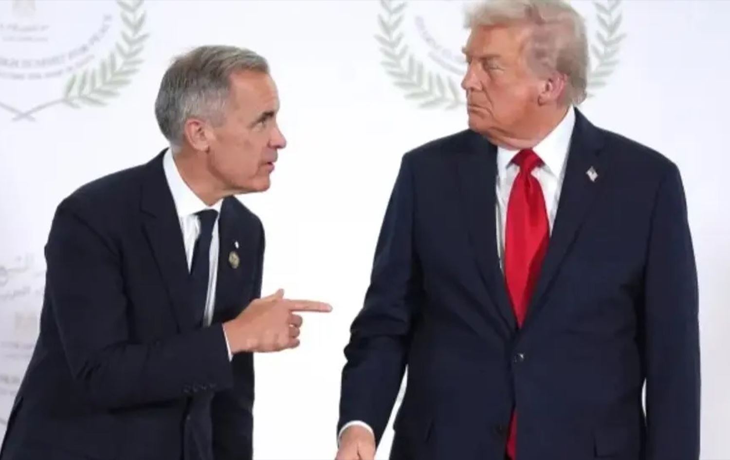 الرئيس الأميركي ورئيس وزراء كندا