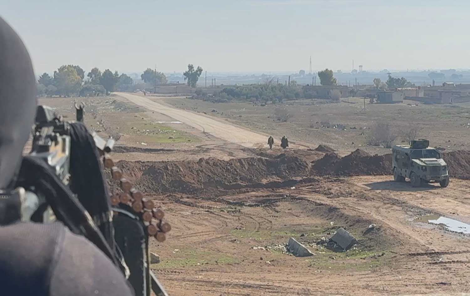 خط التماس في الحسكة- رووداو 