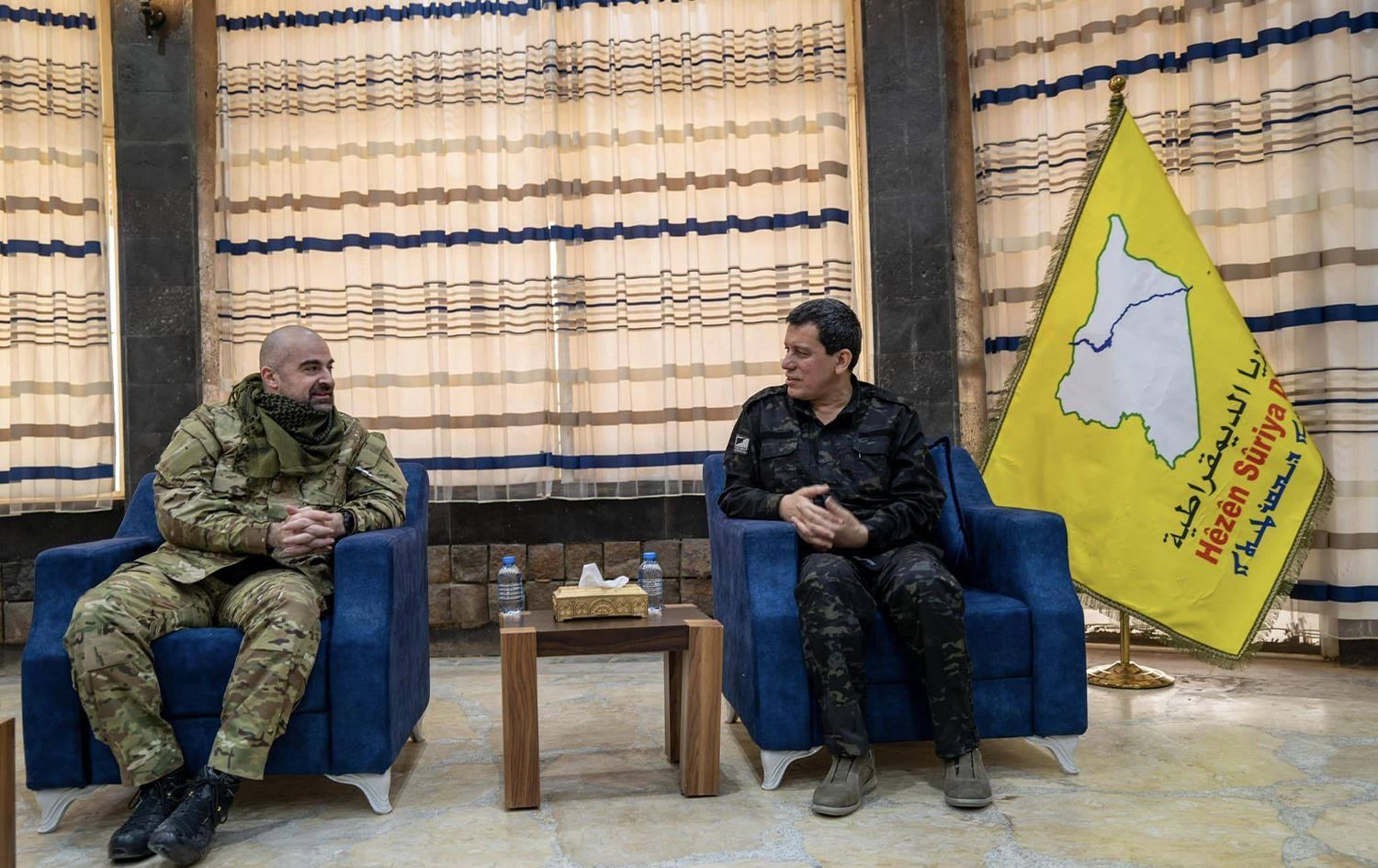 Bafil Talebanî û Mezlûm Ebdî / Wêne: Arşîv