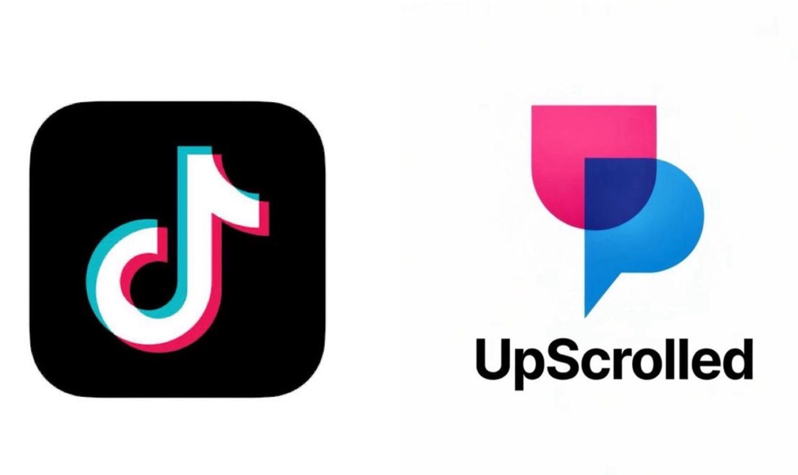 لۆگۆی Upscrolled و تیکتۆک