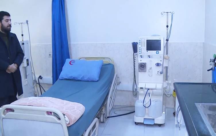 Jûreke beşa nexweşiya gurçikan a nexweşxaneyek Qamişloyê / Wêne: Rûdaw