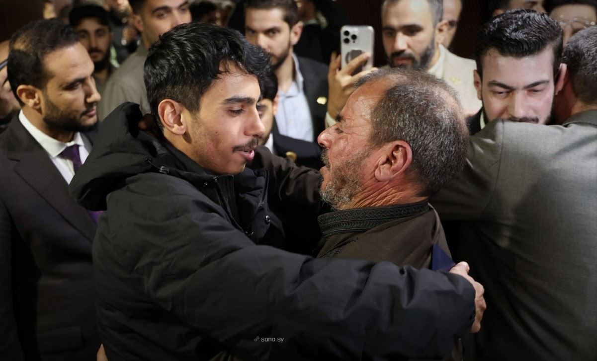 Syrian national Mohammed Anqa acquitted of terrorism-related charges in Iraq and repatriated to Syria on January 27, 2026. Photo: SANA