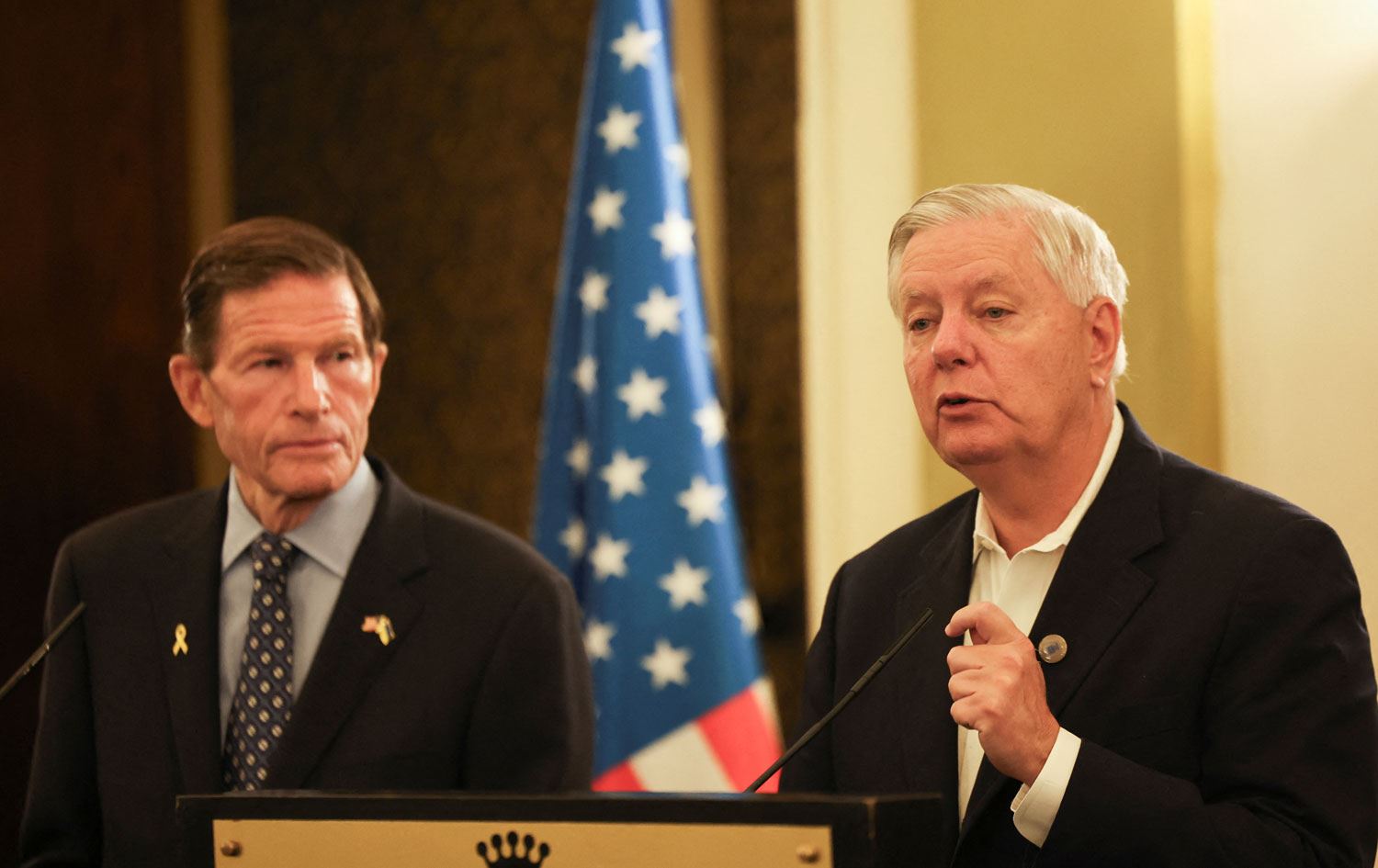 ABD'li senatörler Lindsey Graham ve Richard Blumenthal - Foto: Reuters