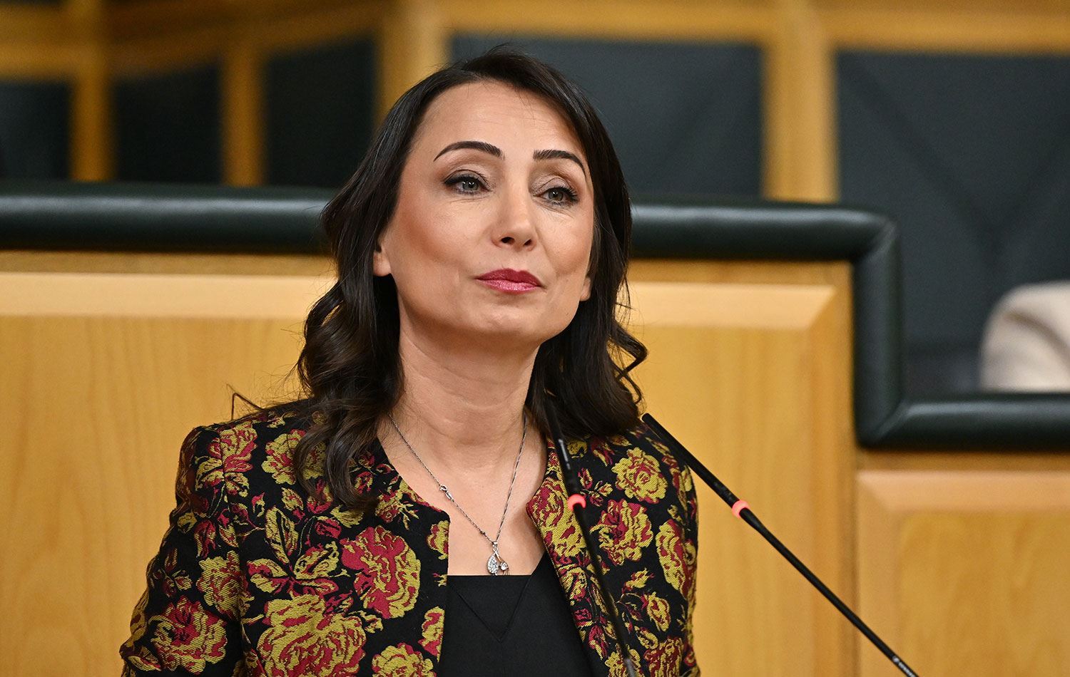 تولای هاتیمئۆغڵڵاری، هاوسەرۆکی پارتی یەکسانی و دیموکراسیی گەلان (دەم پارتی).