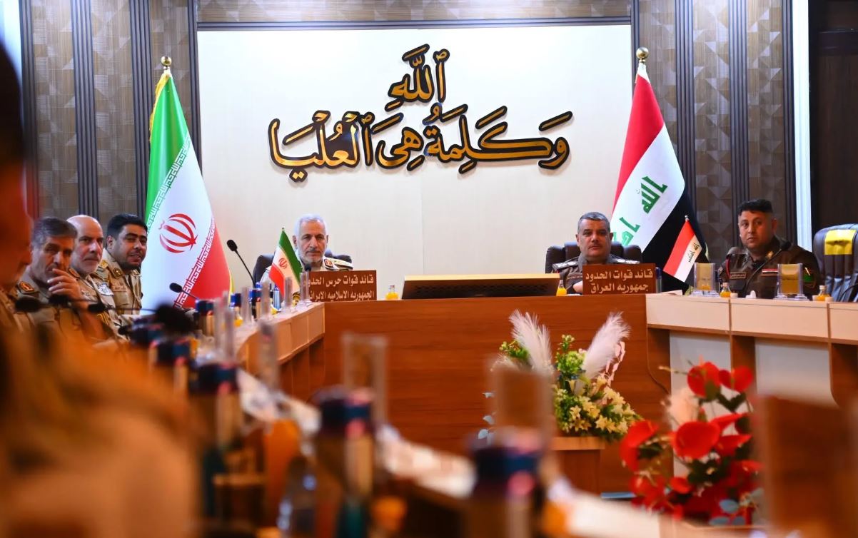 فەرماندەیی پاسەوانی سنووریی عێراق ئاماژەی بەوە داوە کە کۆبوونەوەکە بۆ کاراکردنەوەی لیژنەکانی نێوانیان بووە.