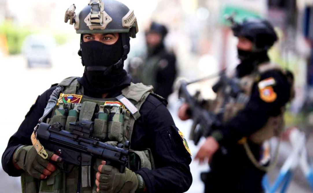 ئەندامی هێزە ئەمنییەکانی عێراق.