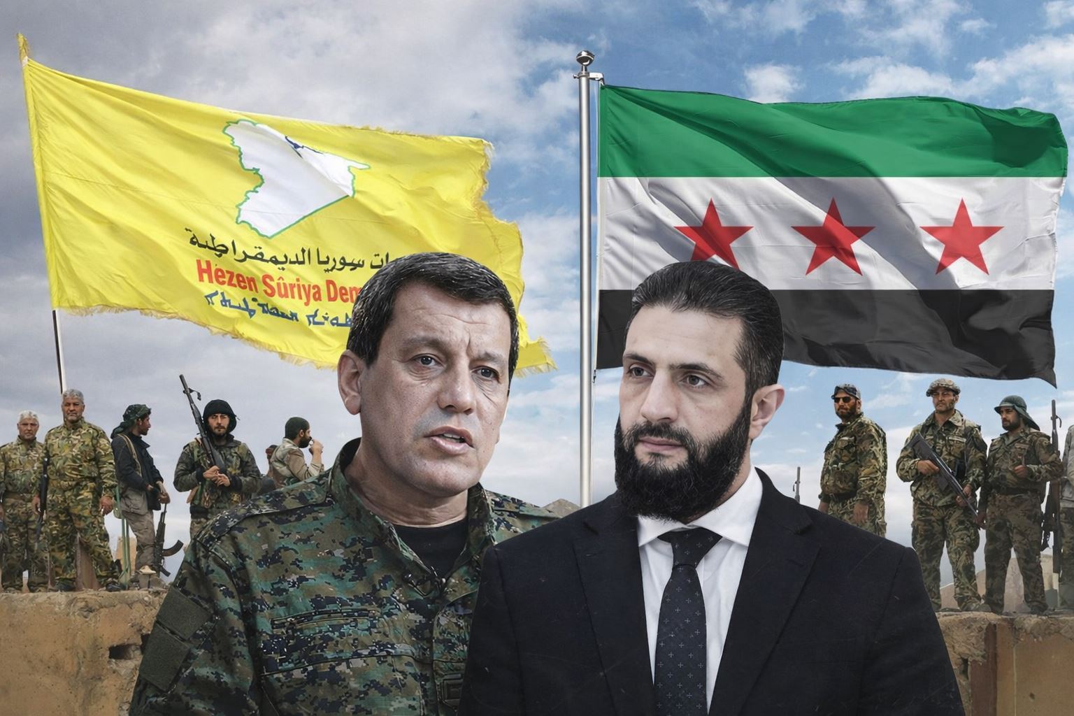 أحمد الشرع ومظلوم عبدي