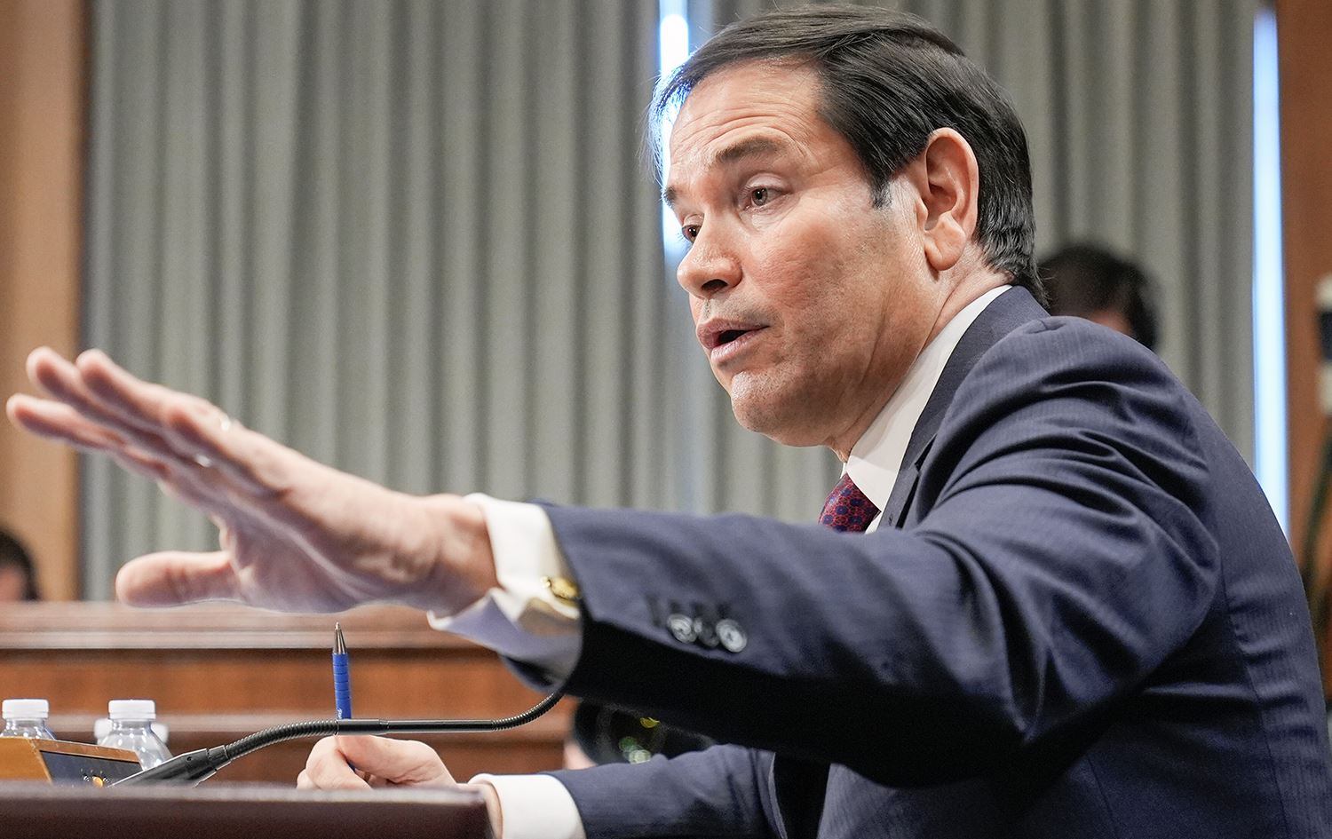 مارکۆ روبیۆ، وەزیری دەرەوەی ئەمریکا. وێنەکە: AP