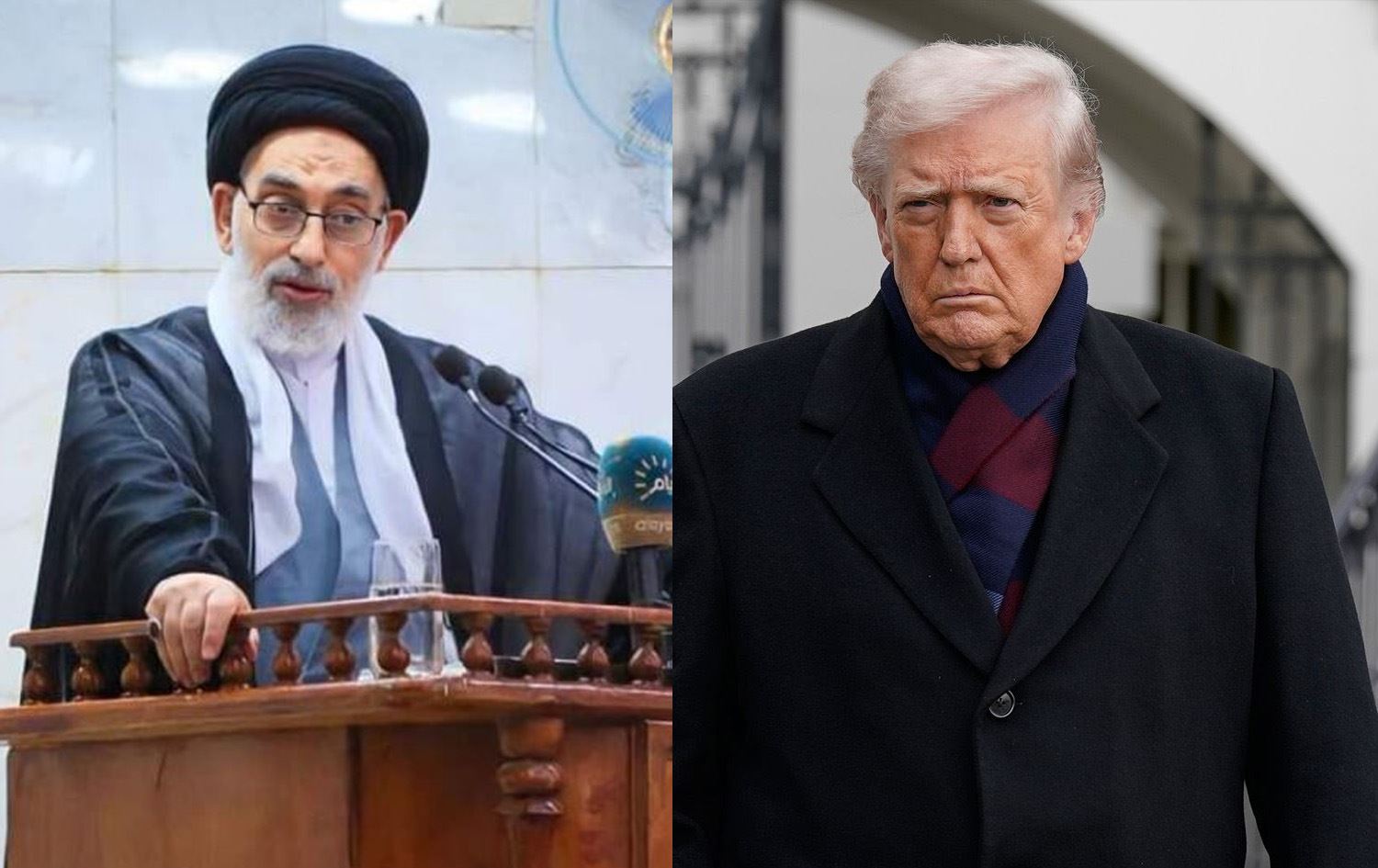 گوتاربێژێكی نەجەف: سەرۆکی ئەمریکا بێ ئەدەبە و عێراقیش مانگای شیردەر نییە