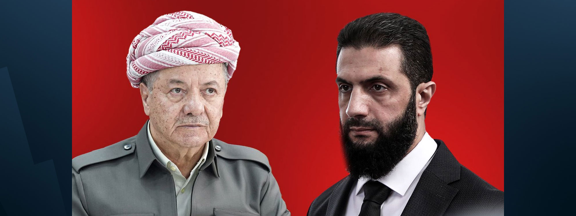Başkan Barzani ve Ahmed Şara, DSG-Şam anlaşmasını görüştü