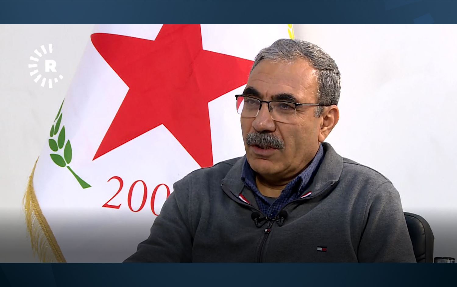 عضو هيئة الرئاسة المشتركة لحزب الاتحاد الديمقراطي، آلدار خليل في مقابلته مع رووداو