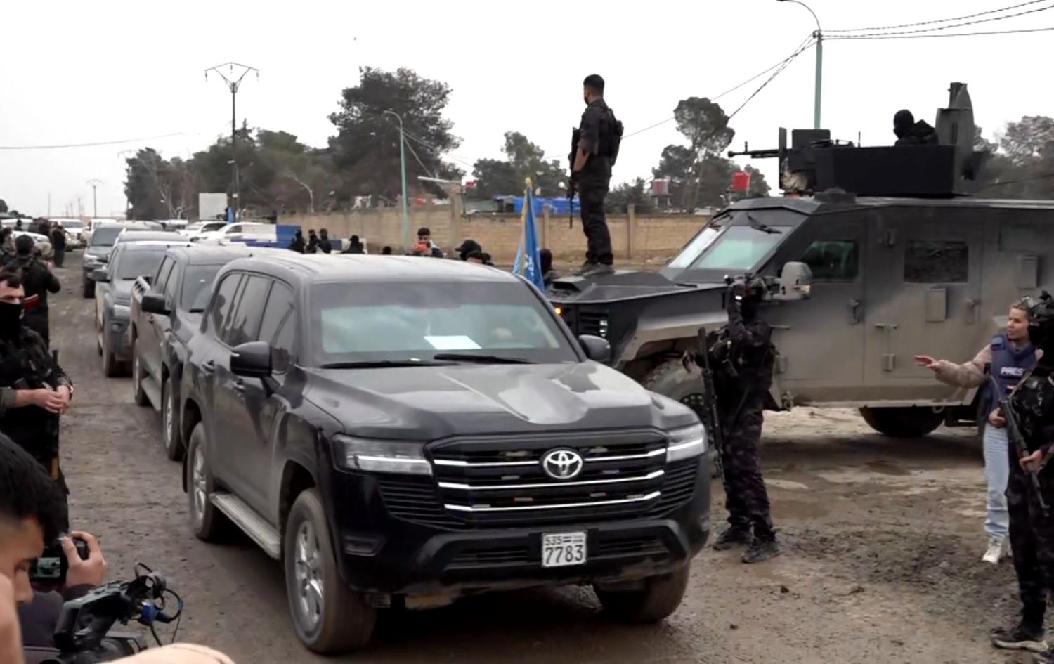 قوات الأمن الداخلي السورية تدخل الحسكة  