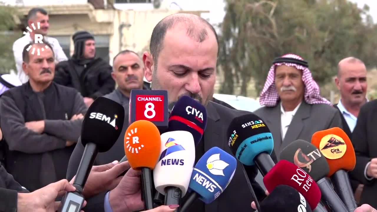 أهالي القيروان خلال وقفة احتجاجية: يجب إنصاف الإيزديين بمنصب إدارة الناحية