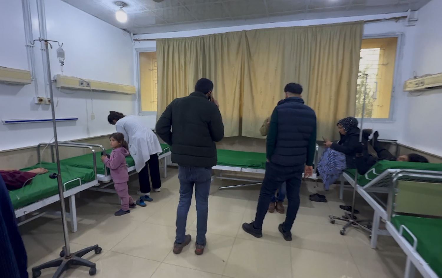 نێو نەخۆشخانەیەک لە رۆژئاوای کوردستان. وێنە: رووداو