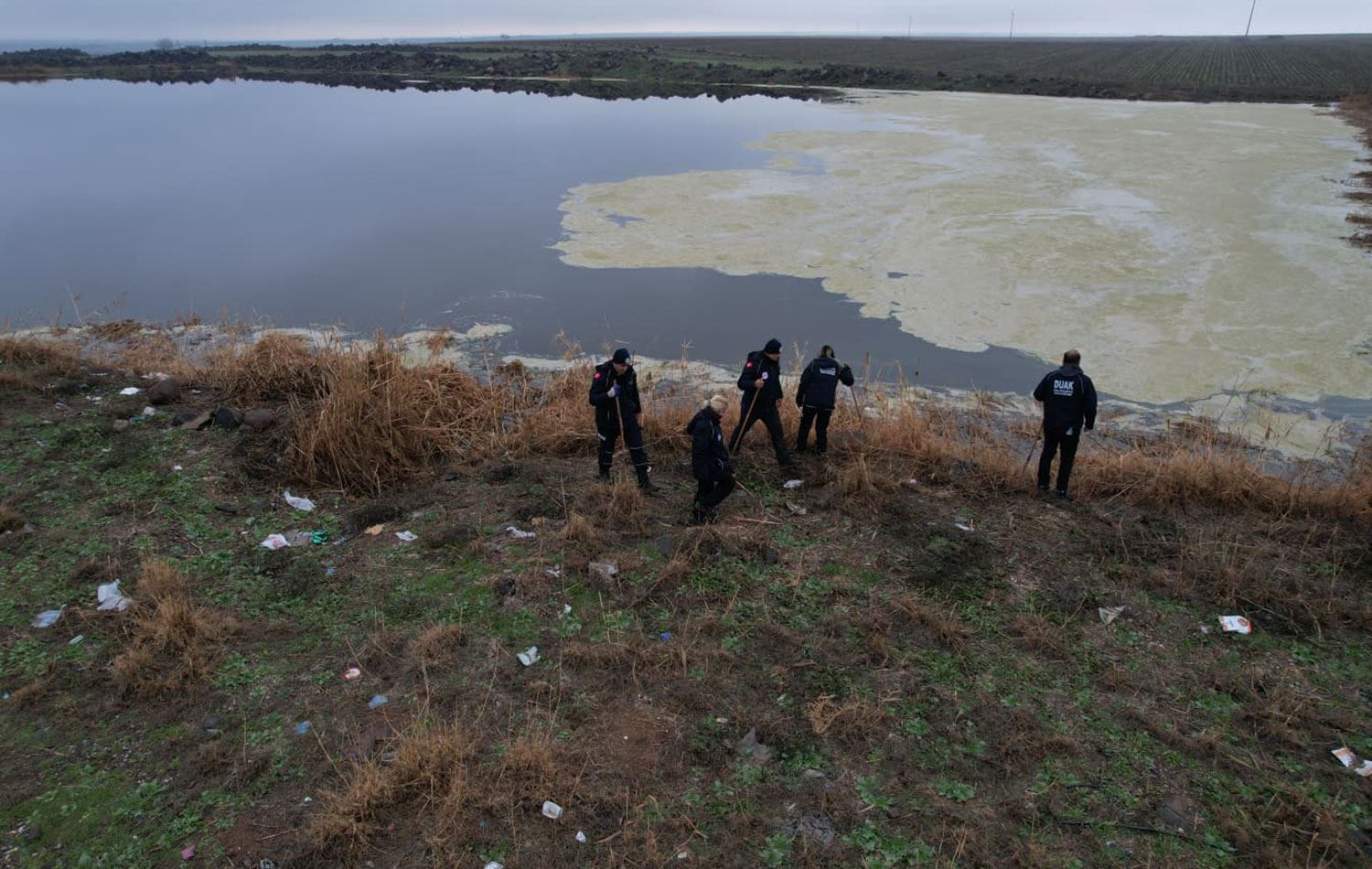 AMED - Termê Nîmetê di çem de hat dîtin