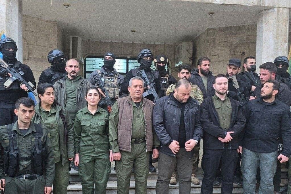 Heyetên Asayîş Rojava û Wezareta Karên Navxwe ya Sûriyeyî / Wêne: Ji vîdeoyê