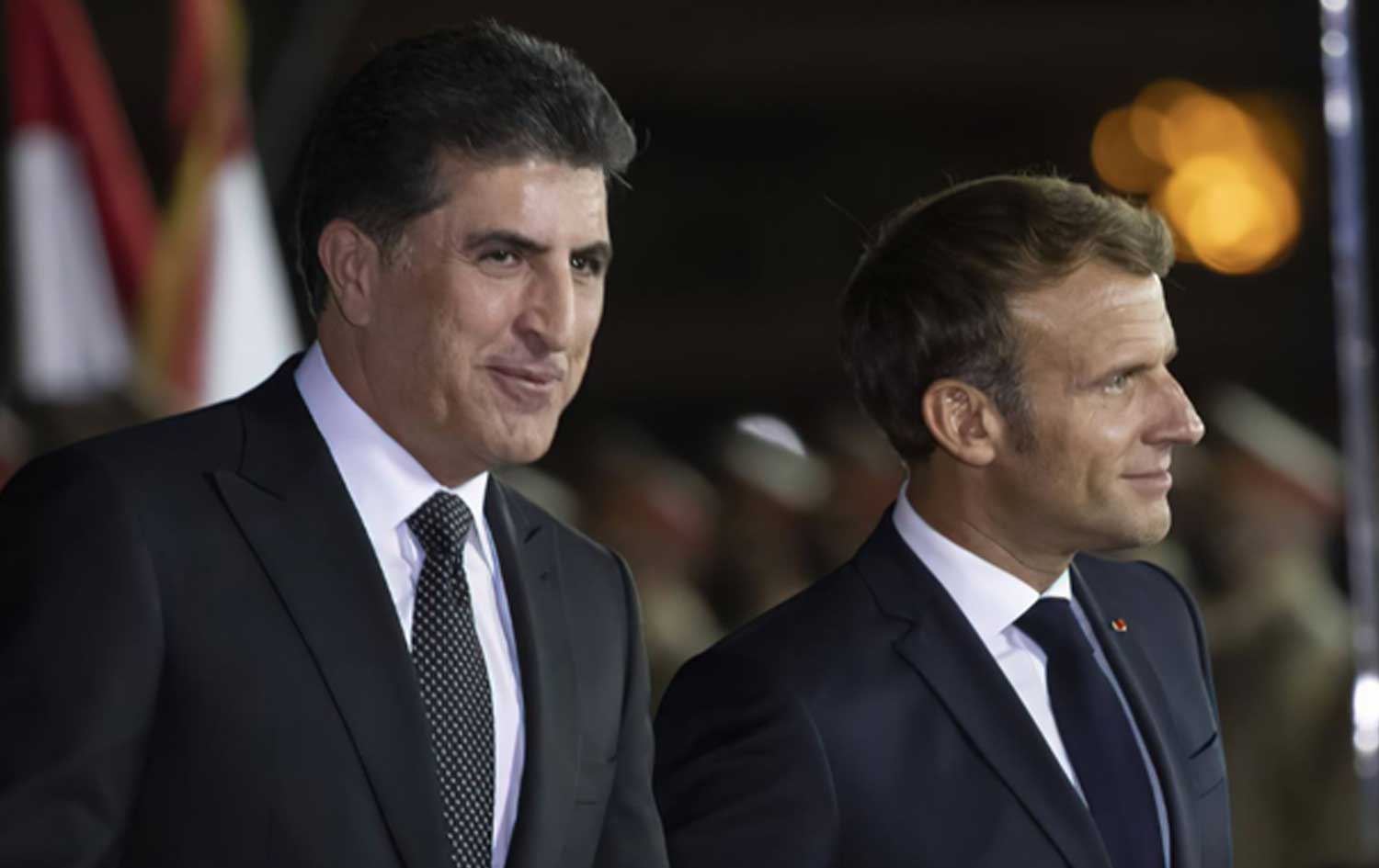 Nêçîrvan Barzanî û Macron / Wêne: Arşîv