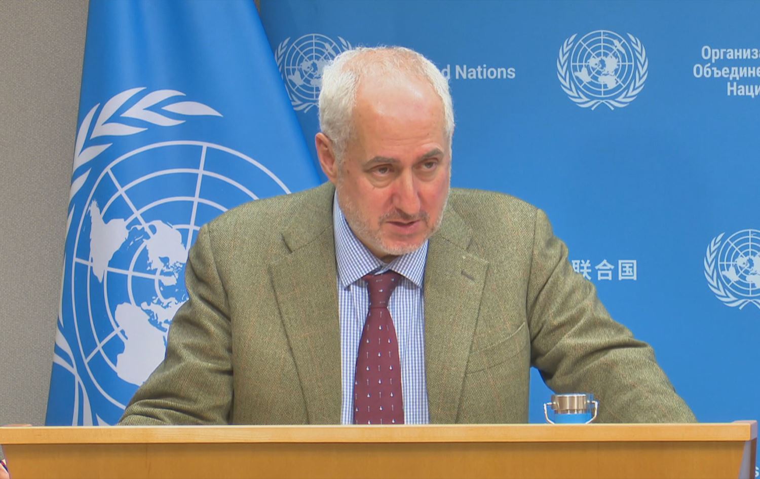 المتحدث باسم الأمين العام للأمم المتحدة ستيفان دوجاريك