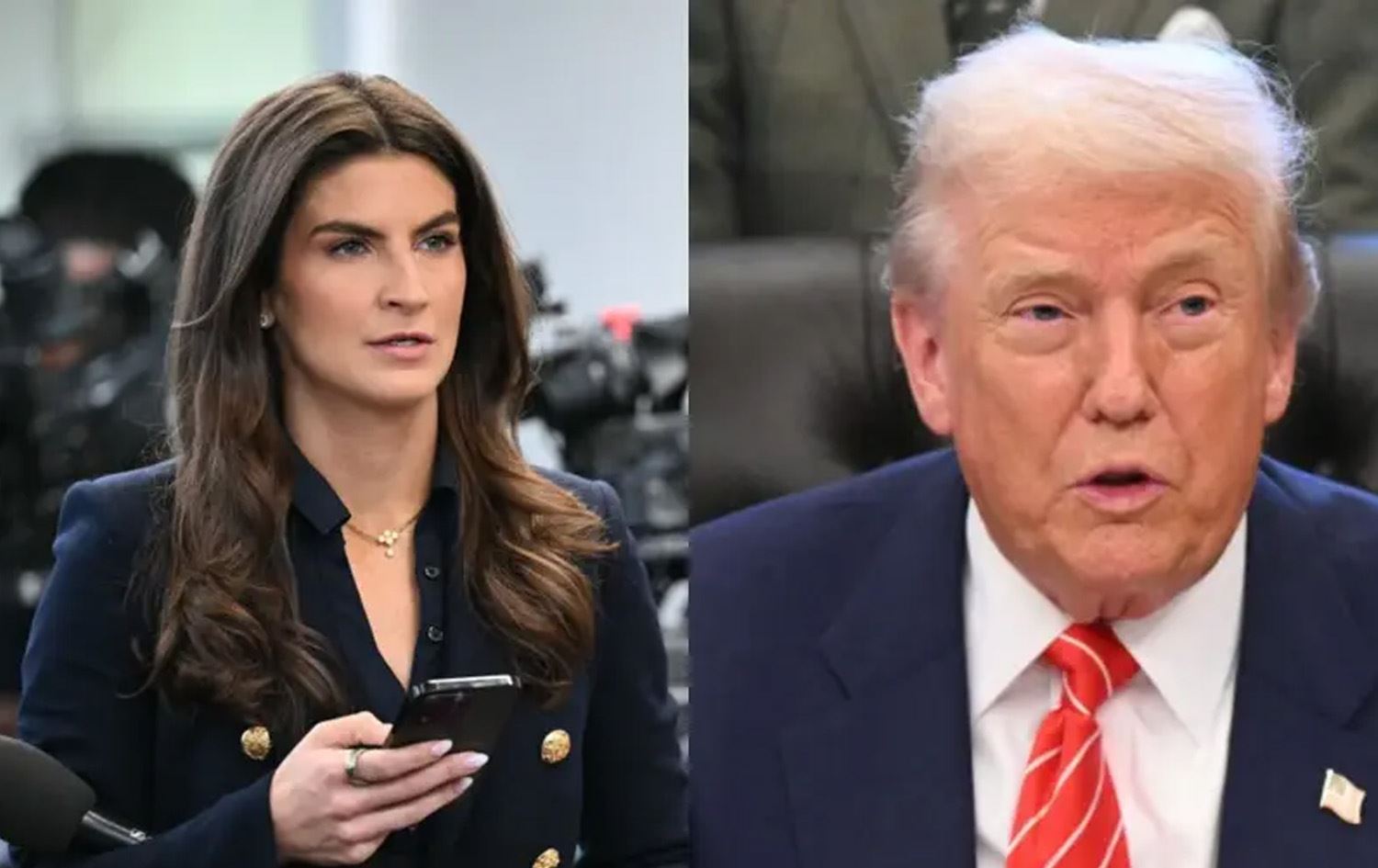 دۆناڵد ترەمپ و پەیامنێرەکەی سی ئێن ئێن